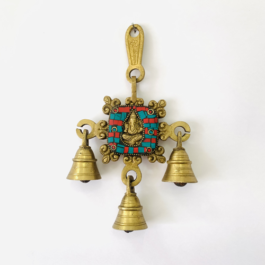 Brass Engraved Hanging Belt Ganesh